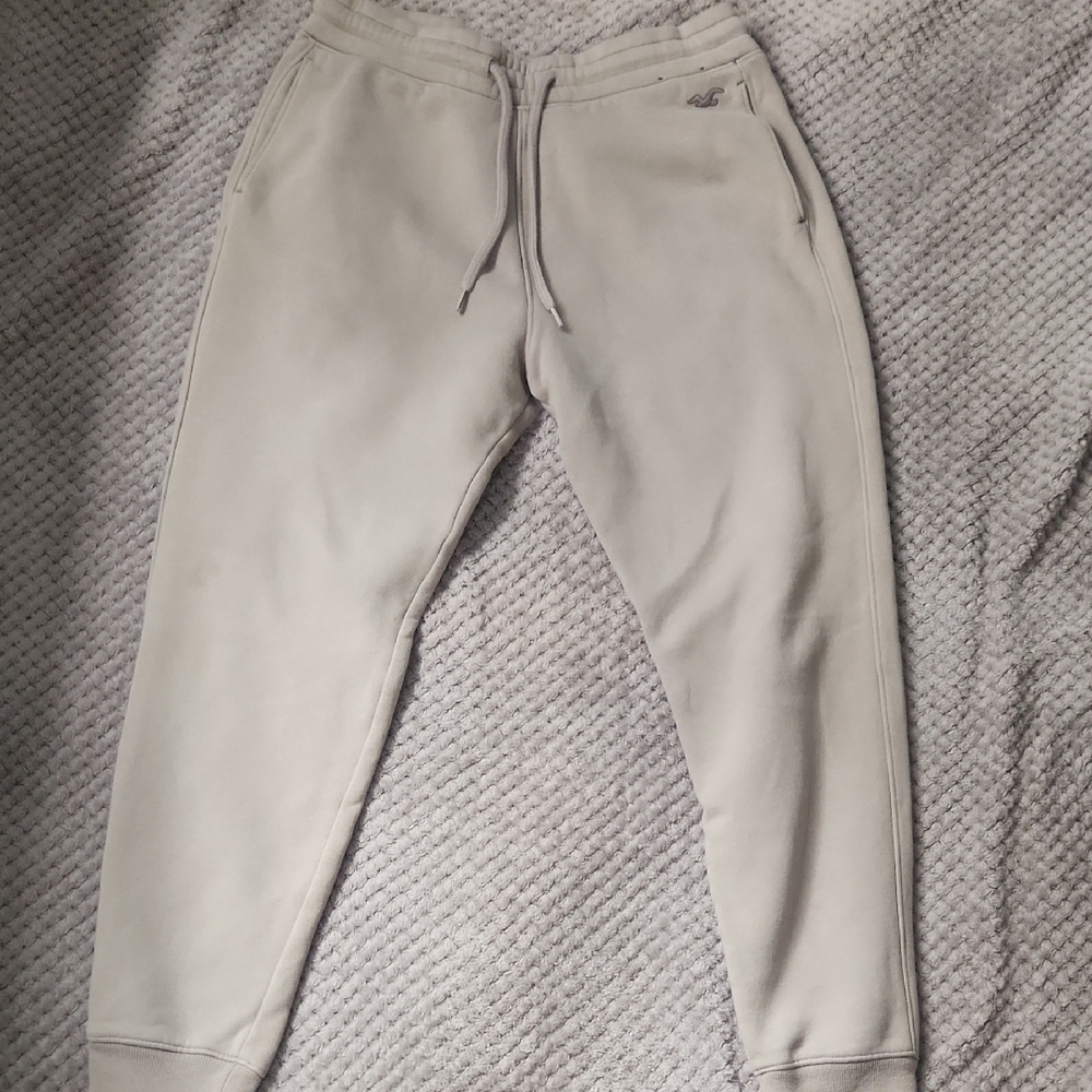 Hollister Men's Light Beige Joggers
